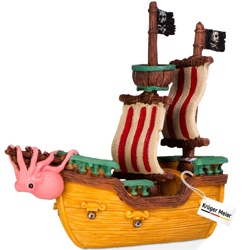 Kruger Meier Pirate Ship S for Aquariums